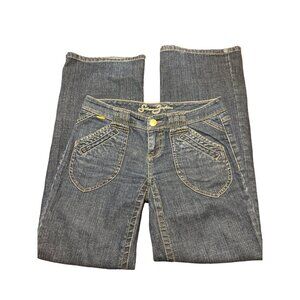 Sean John Dark Wash Denim Jeans Women's Size 3 Straight Leg